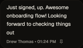 Testimonial from Drew Thomas