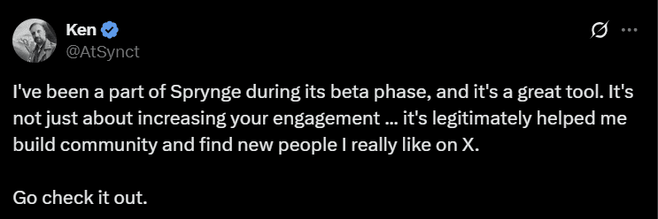 Testimonial from Ken